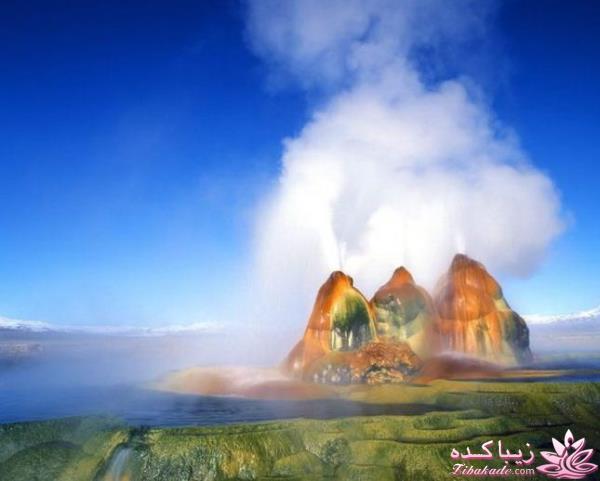 کوه های آبفشان در آمریکا 